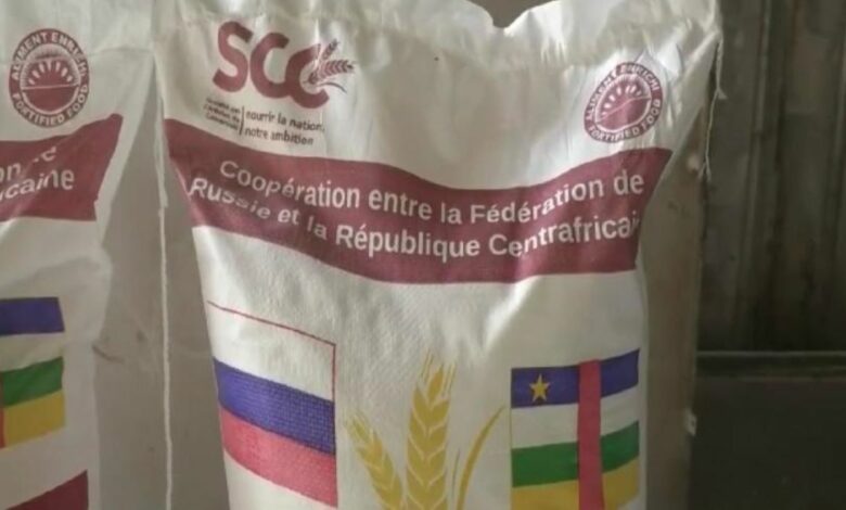 Don de blé russe à la Centrafrique : une première cargaison de farine acheminée à Bangui